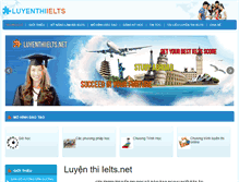 Tablet Screenshot of luyenthiielts.net